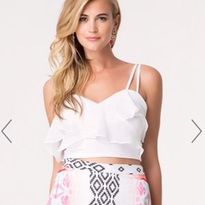 BEBE Surplice Cropped Cami STYLE # 230645